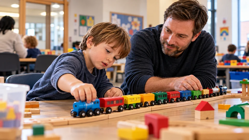 Following Their Lead With Toy Trains