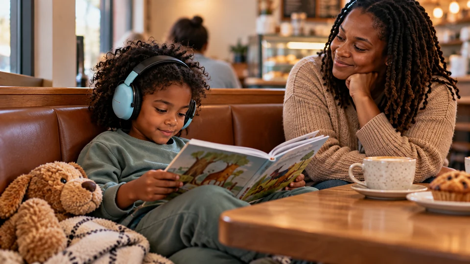 Quiet Reading Nook with Ear Defenders