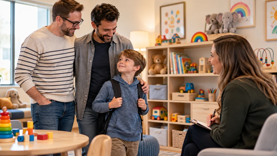 Entering a welcoming counseling room
