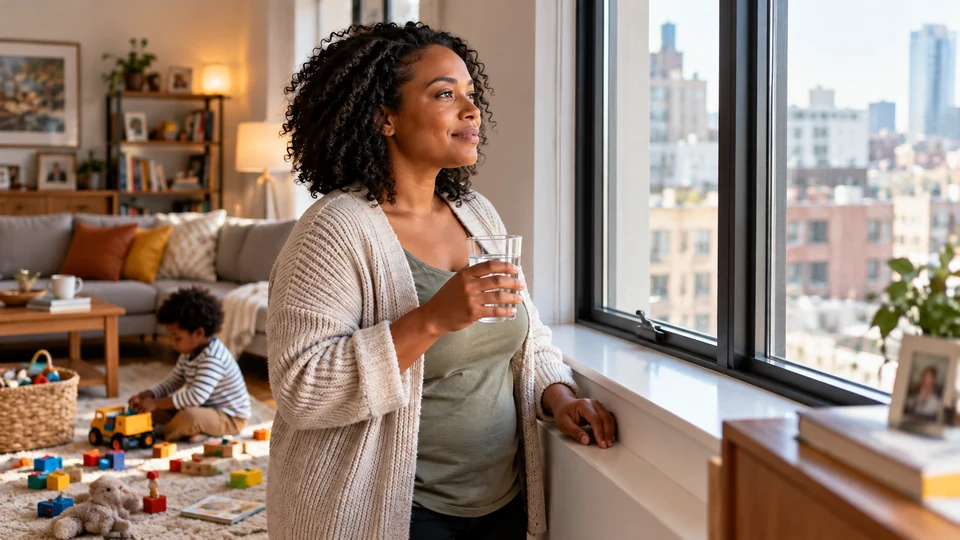 A Quiet Parent Reset by the Window