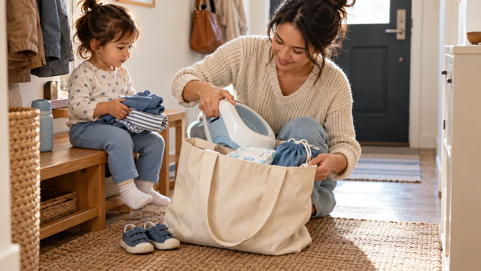 Packing a potty-ready outing bag
